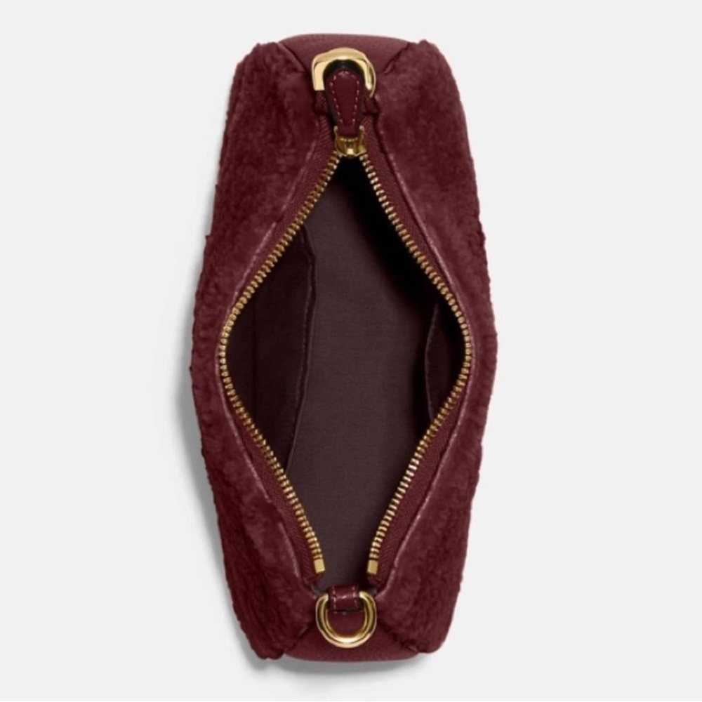 Coach Shearling Terri Mini Shoulder Bag - Picture 2 of 6